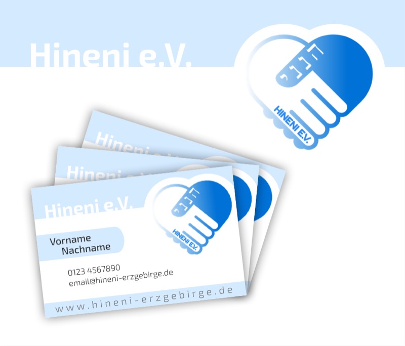 Entwurf: Hineni e. V. – Corporate Design